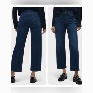 Hudson Jeans Women's Ankle Straight Leg High Rise in Deep Indigo Size 16